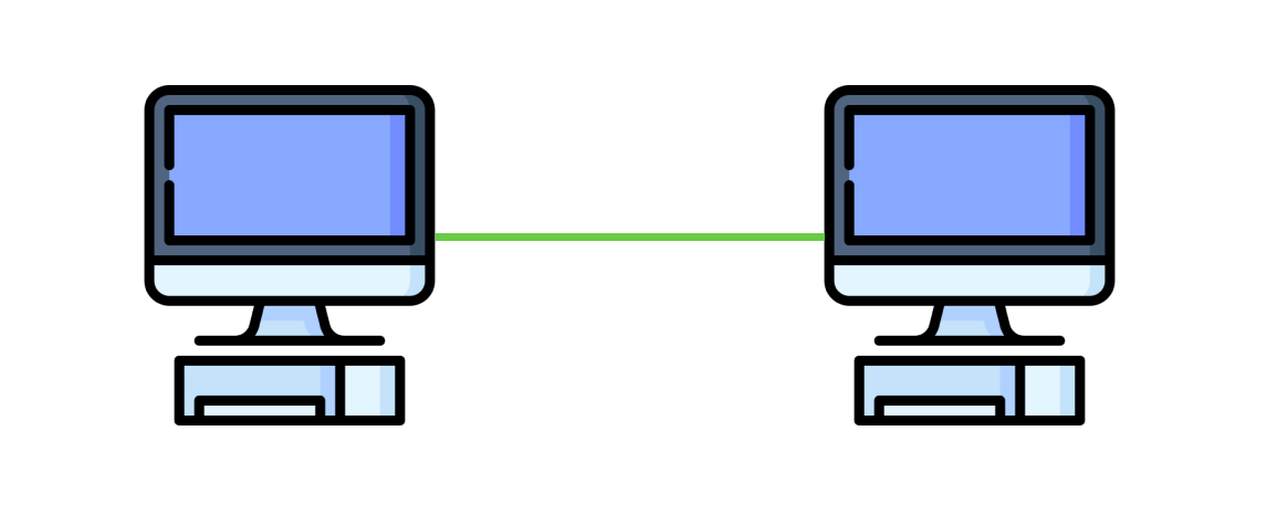 Сеть из двух устройств